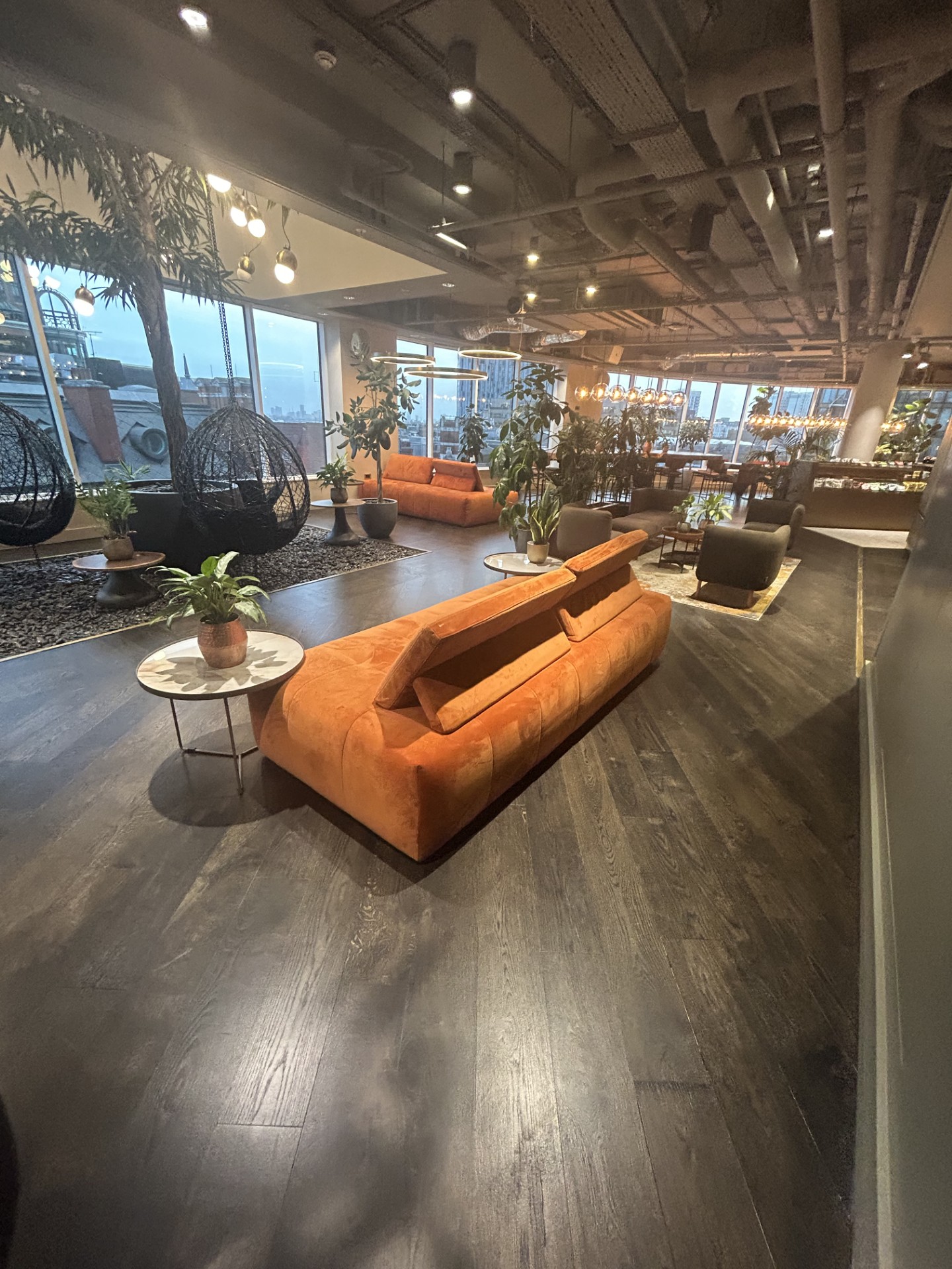 Commercial office flooring space restoration in City of London