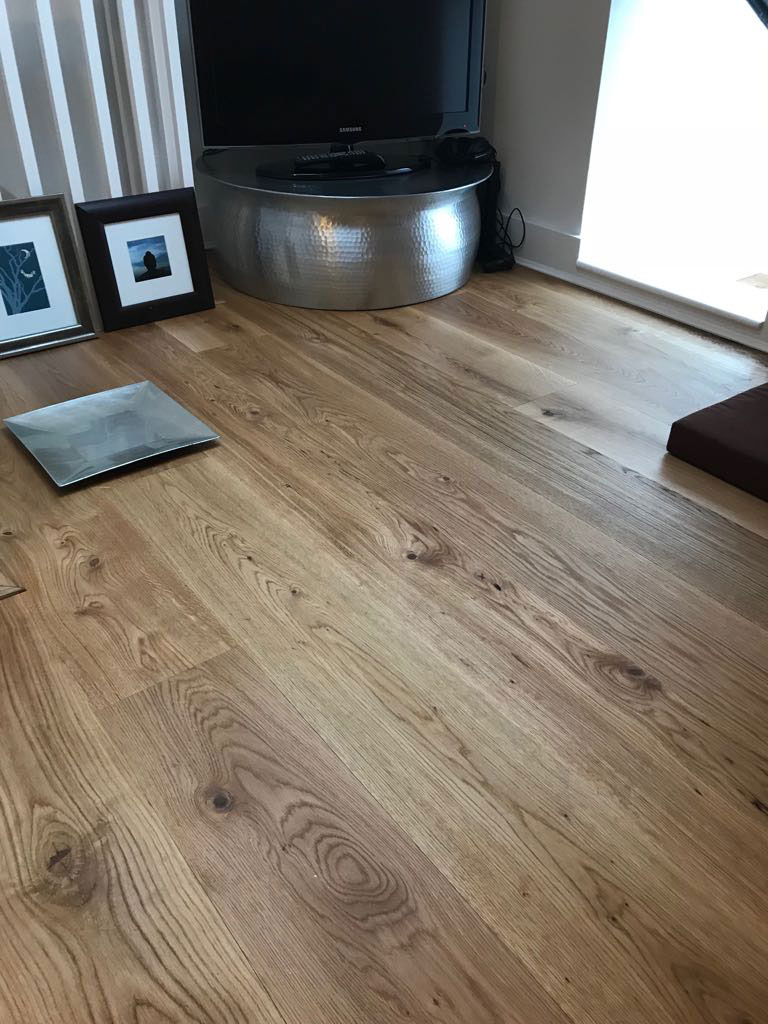 Supply & Fit. Solid Oak Plank, Loft Extension. Flooring St Albans
